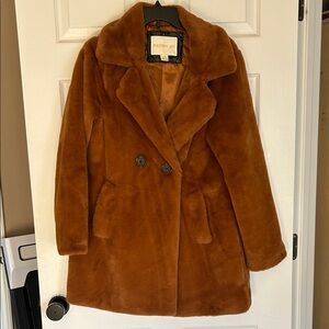 Madden Girl Women's Tan Teddy Jacket